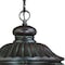 Homeroots 20.5 x 9.38 x 9.38 in. Naples 1-Light Marbelized Mahogany Hanging Light 397969 - alternate 2